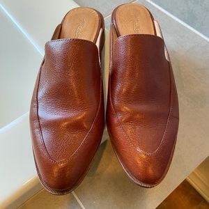 Frances Loafer Mule in Leather